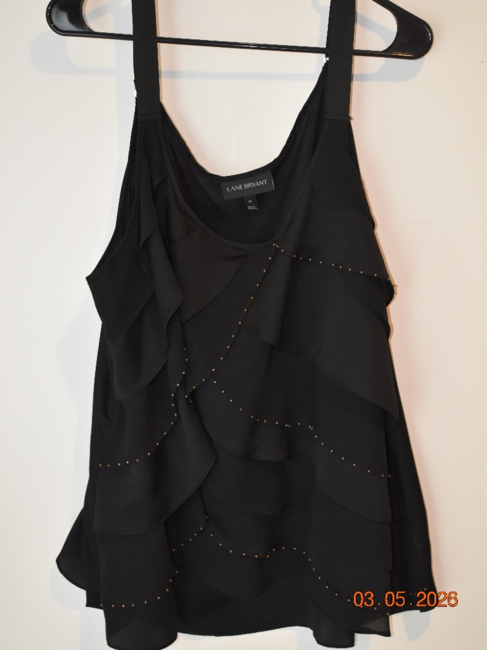 Lane Bryant Black Studded Tank Top – Size 24